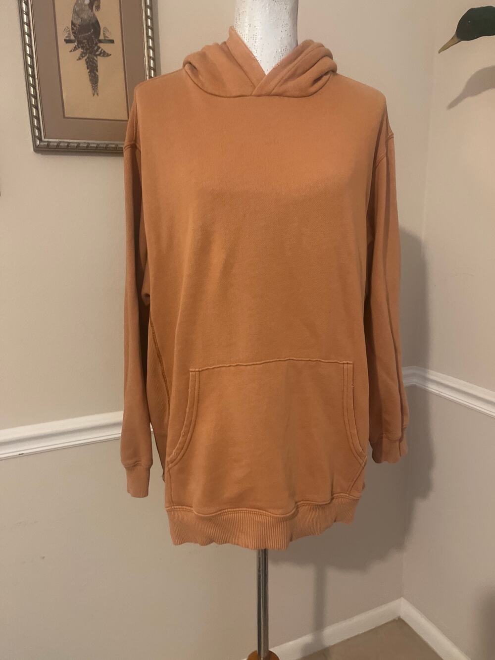 Aerie Women's Caramel Tan Orange Hooded Oversized
Sweatshirt Size M